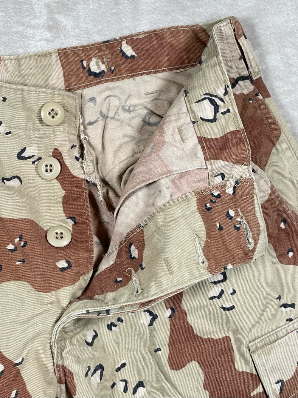 Vintage Chocolate Chip Desert Camo Military Cargo Pants Men's - Picture 4 of 12
